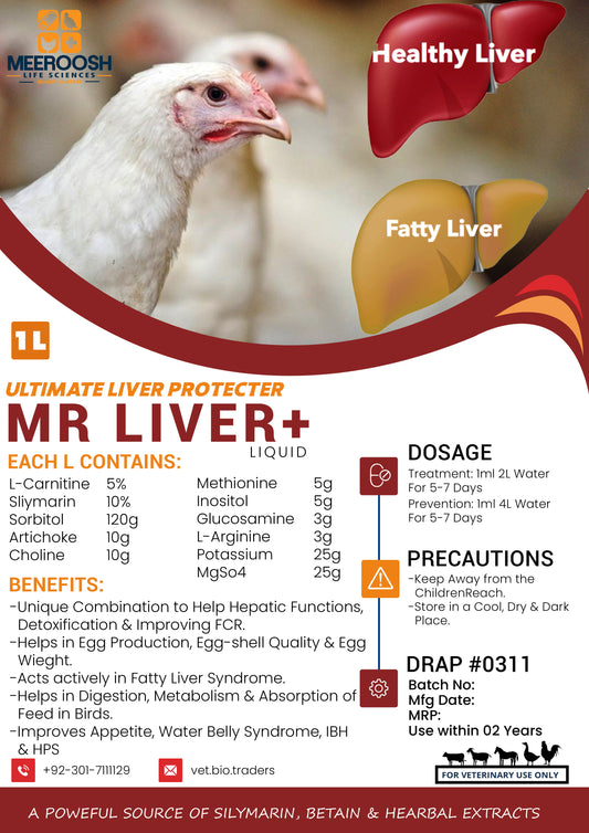 MR LIVER+ | Poultry Liver Support & Performance Supplement