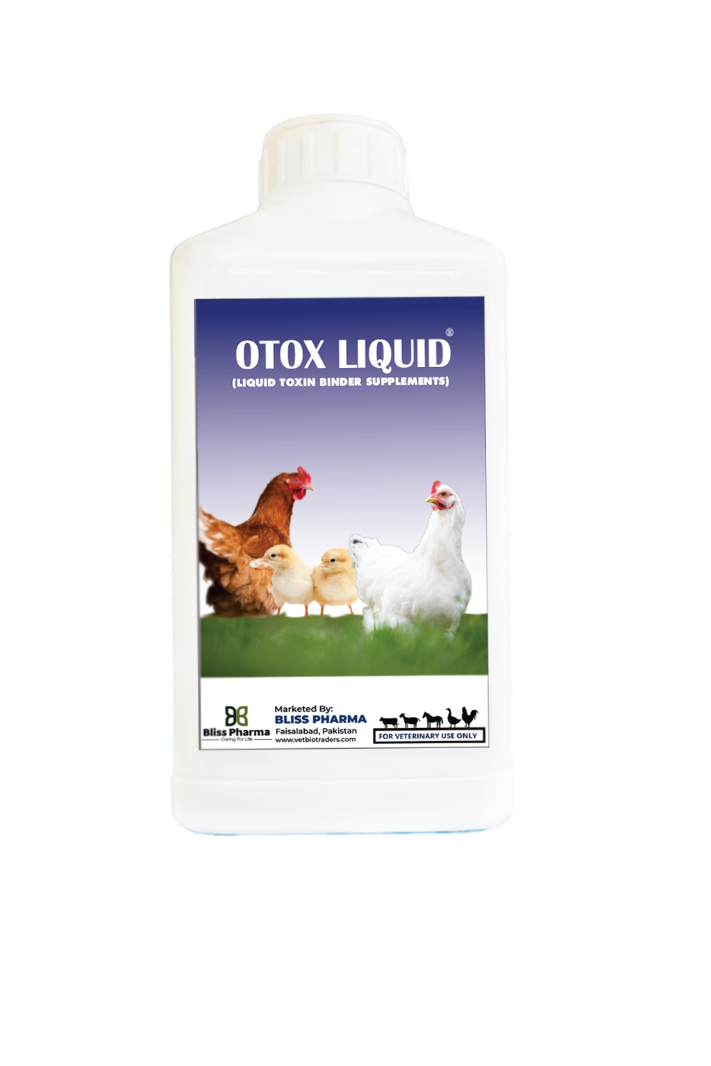 OTOX LIQUID | Liquid Toxin Binder Supplement for Poultry | Liver & Gut Support | 1000ml