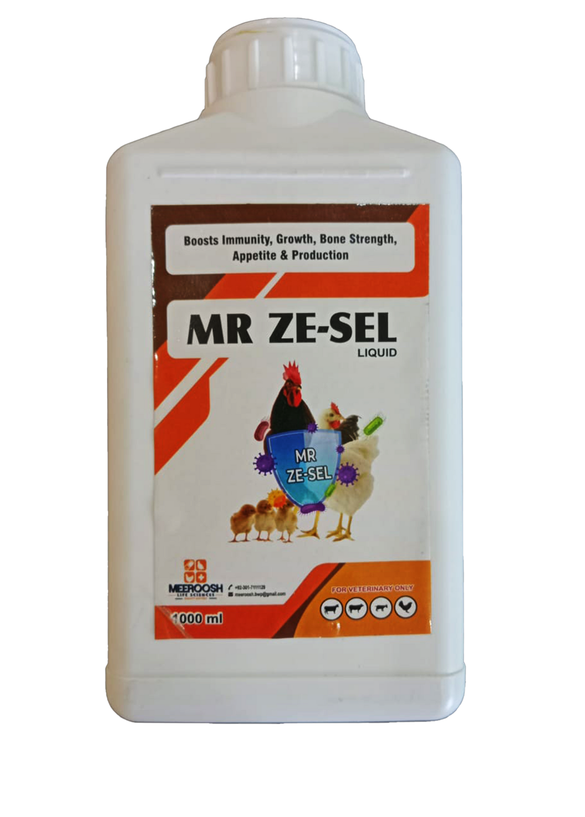 MR ZE-SEL | Vitamin E + Selenium Poultry Support Supplement for Immunity & Performance