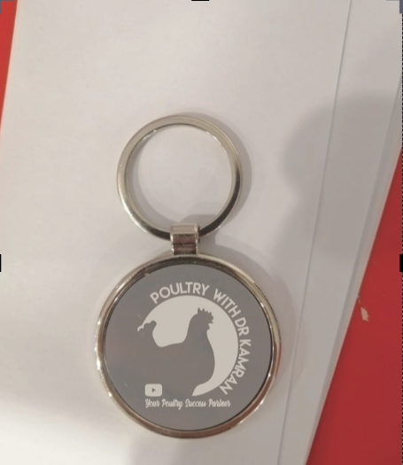 Official Poultry with Dr Kamran Keychain | For Poultry People