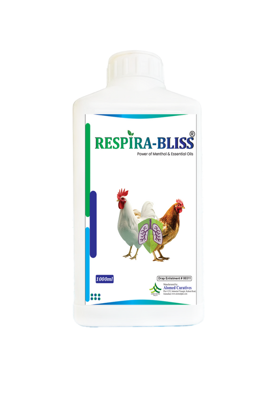 RESPIRA-BLISS | Menthol & Essential Oils Respiratory Support for Poultry | 1000ml